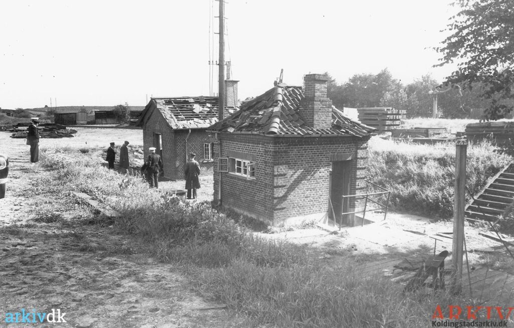 Lunderskov 13. august 1943 sabotage på statsbanernes (DSB) pumpestation. 